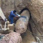 ZL260A HDD Machine – 140m 800mm HDPE Sewage Pipe Yellow Clay Soil